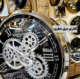 ساعت دیواری فلزی چرخ دنده ای