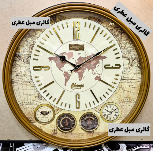 ساعت دیواری ۳موتوره مرسدس