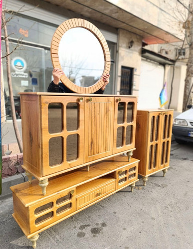 ست آینه کنسول میز تی وی جاکفشی مدل نیلا