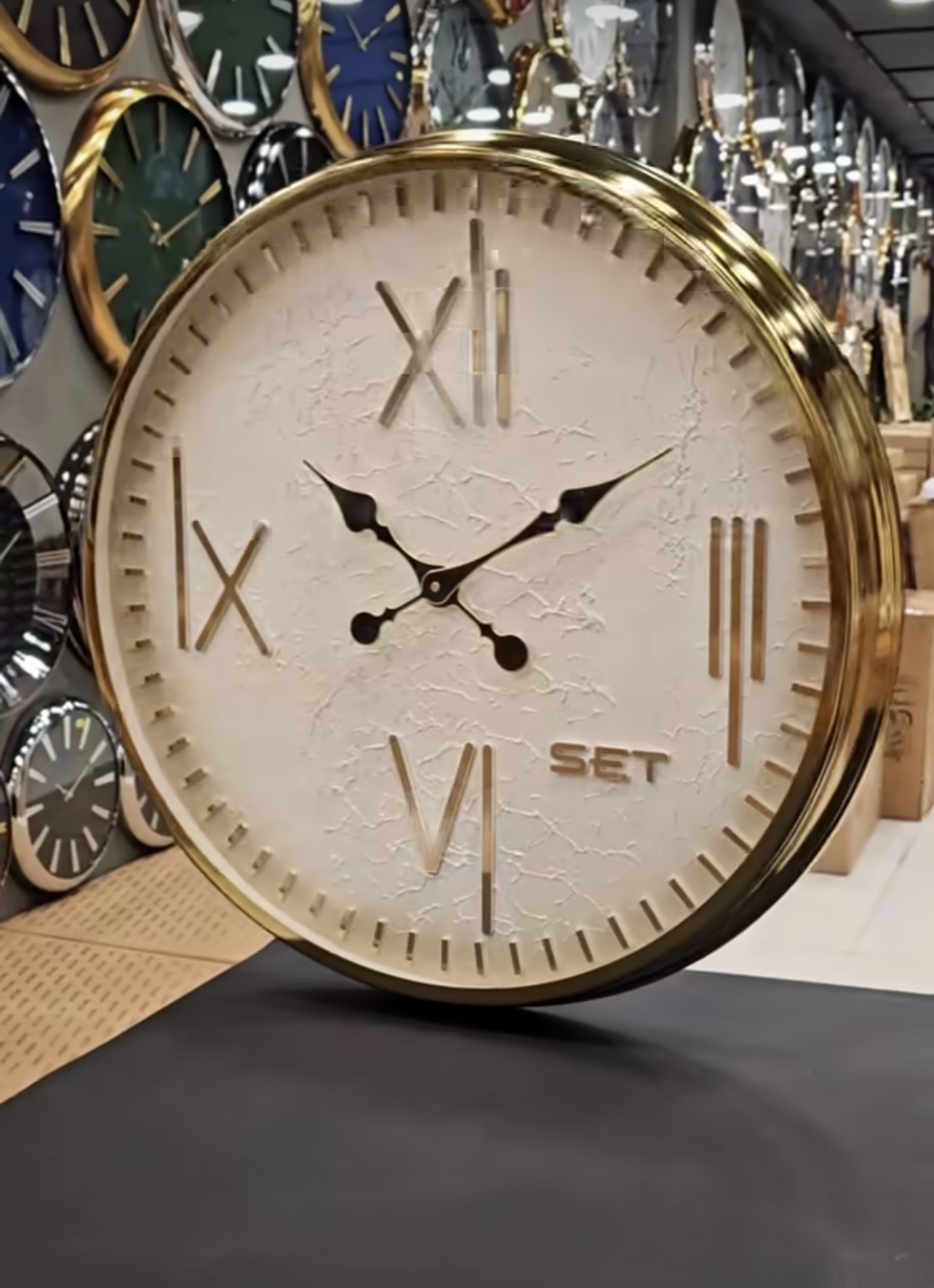 ساعت دیواری فلزی ستset