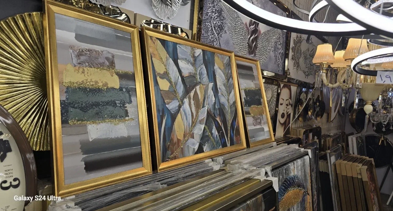 تابلو سه تکه مدل برگ۰۵