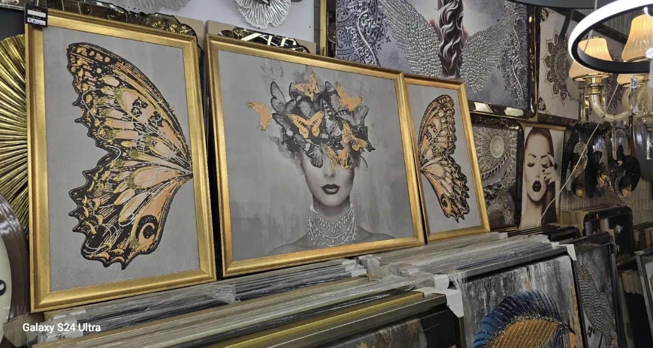 تابلو سه تیکه طرح نقاشی