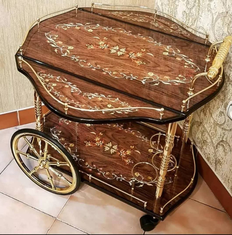 میزبار چوبی دوطبقه برند پروین