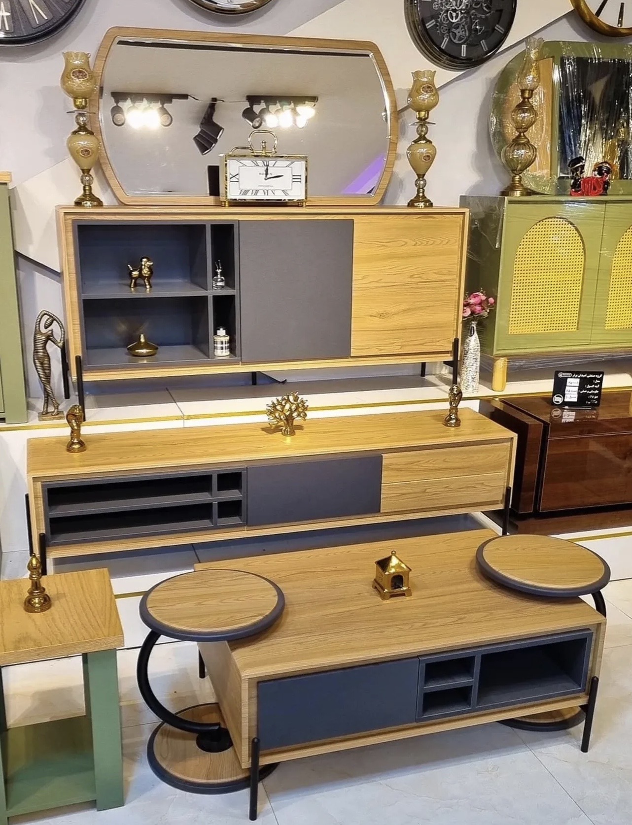 آینه کنسول میز تی وی جلومبلی کد۳۳۰