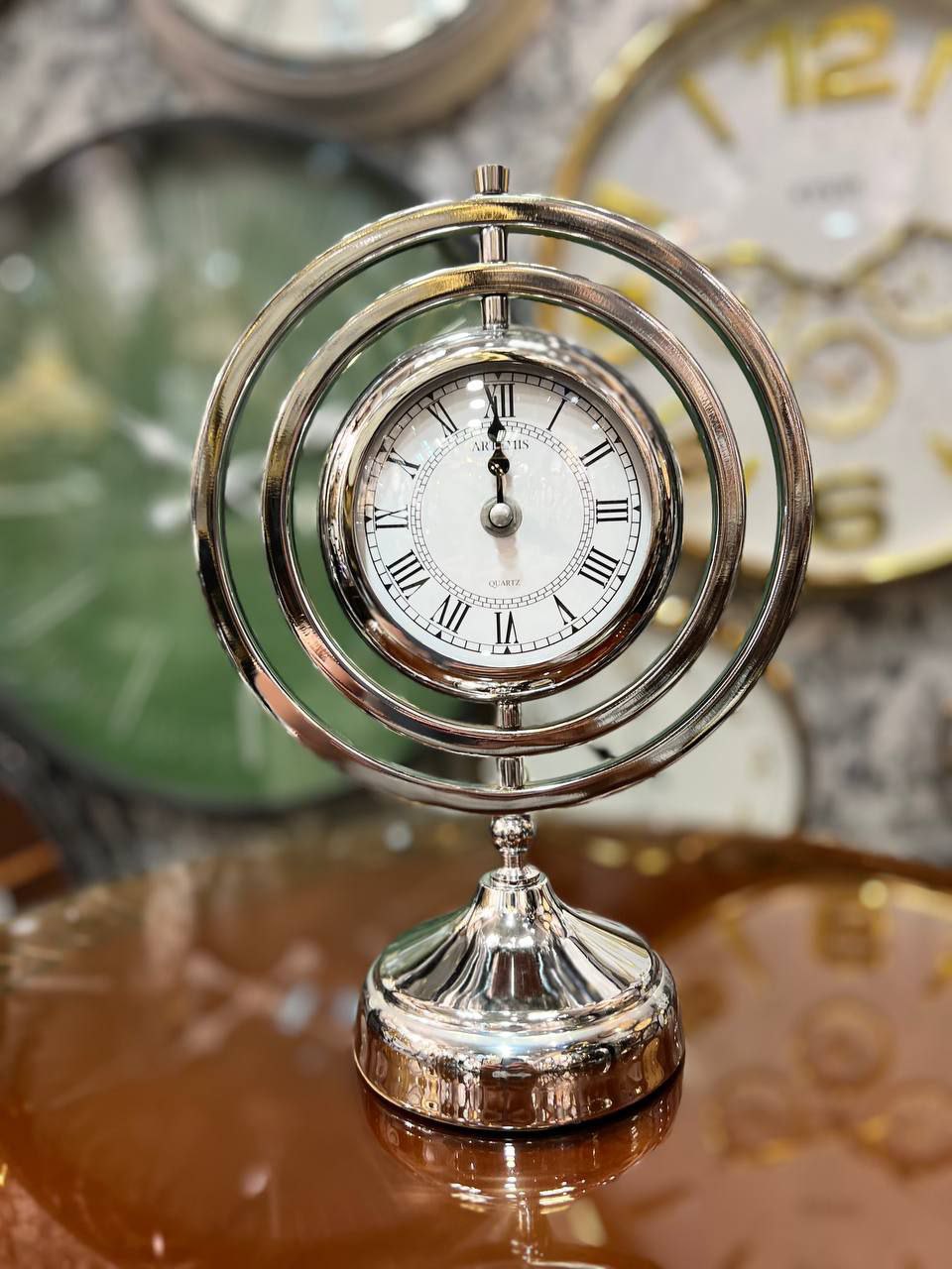 ساعت رومیزی فلزی آرتمیس