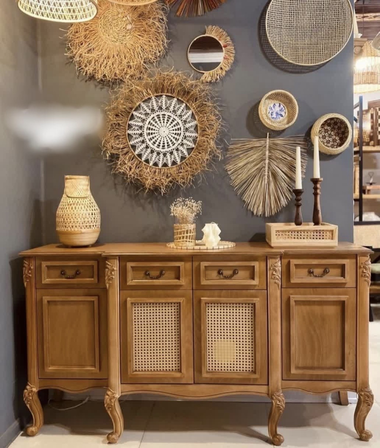 ست آینه کنسول و میز تی وی کلاسیک