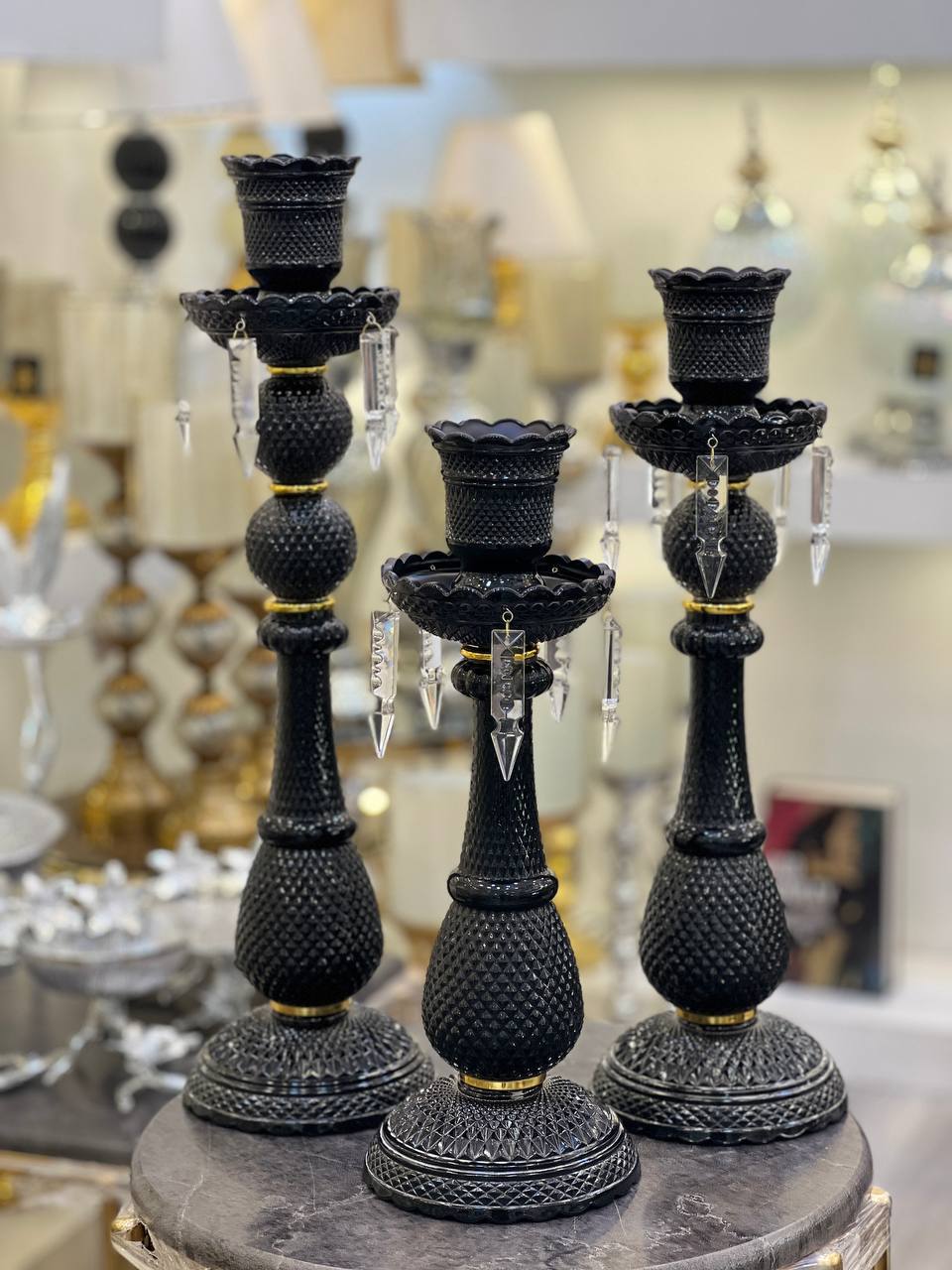 شمعدان باکارات سه سایز