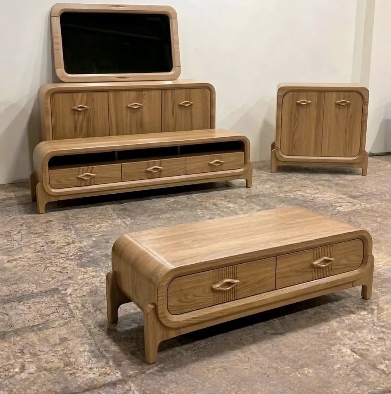 ست آینه کنسول مینیمال